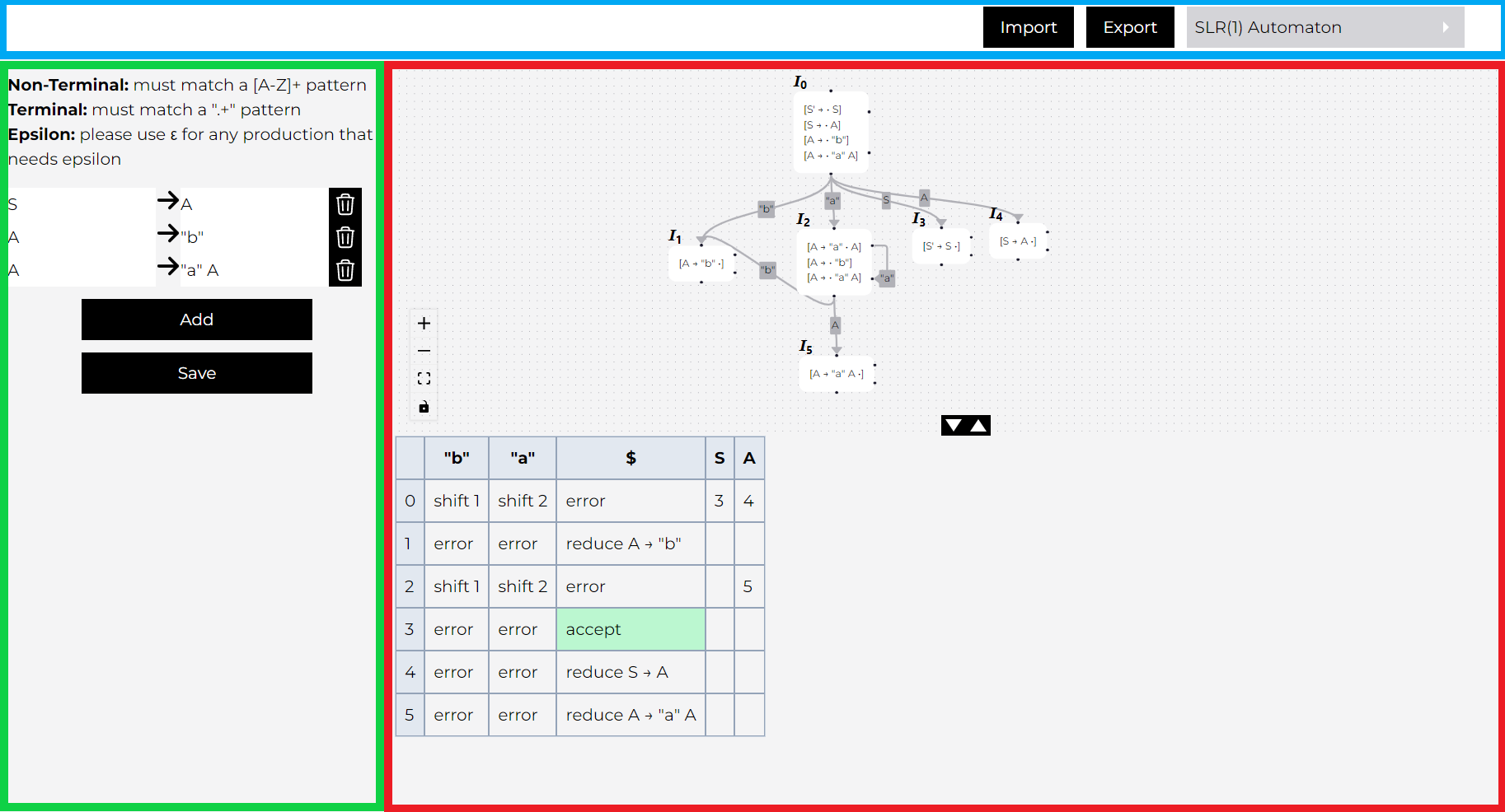 Application Layout
